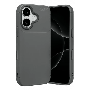 Newface Apple iPhone 17 Auto Focus Karbon Kapak - Gri