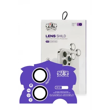 Newface Apple iPhone 17 Bilvis Titan Kamera Lens - Lila