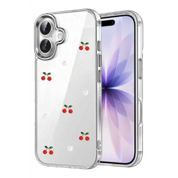 Newface Apple iPhone 17 Fiyonk Desenli Kapak - Desen 9