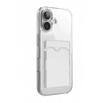Newface Apple iPhone 17 Kart Şeffaf Silikon - Şeffaf