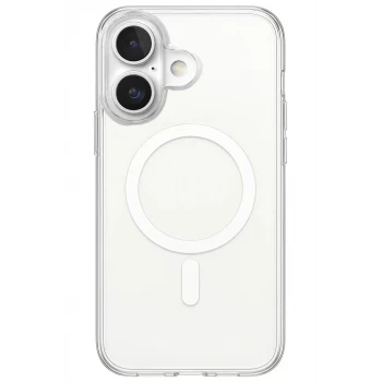 Newface Apple iPhone 17 Kılıf Magneticsafe Şeffaf Silikon - Şeffaf
