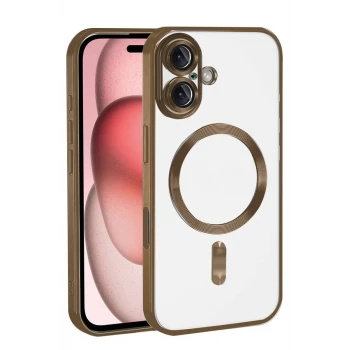 Newface Apple iPhone 17 Kross Magneticsafe Kapak - Çöl Titanyum