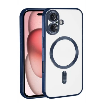 Newface Apple iPhone 17 Kross Magneticsafe Kapak - Lacivert