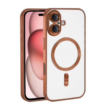 Newface Apple iPhone 17 Kross Magneticsafe Kapak - Turuncu