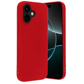 Newface Apple iPhone 17 Nano içi Kadife Silikon - Kırmızı
