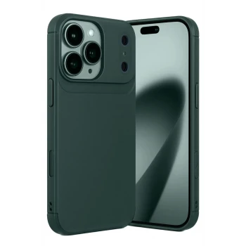 Newface Apple iPhone 17 Pro Auto Focus Karbon Kapak - Koyu Yeşil