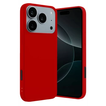 Newface Apple iPhone 17 Pro First Silikon - Kırmızı