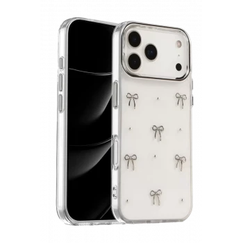 Newface Apple iPhone 17 Pro Fiyonk Desenli Kapak - Desen 5