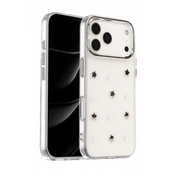 Newface Apple iPhone 17 Pro Fiyonk Desenli Kapak - Desen 7