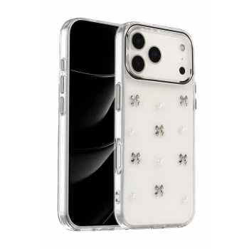Newface Apple iPhone 17 Pro Fiyonk Desenli Kapak - Desen 8