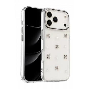 Newface Apple iPhone 17 Pro Fiyonk Desenli Kapak - Desen 8