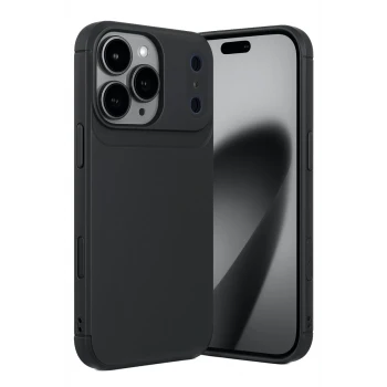 Newface Apple iPhone 17 Pro Max Auto Focus Karbon Kapak - Siyah