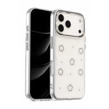 Newface Apple iPhone 17 Pro Max Fiyonk Desenli Kapak - Desen 2
