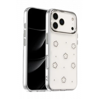 Newface Apple iPhone 17 Pro Max Fiyonk Desenli Kapak - Desen 2