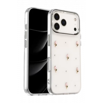 Newface Apple iPhone 17 Pro Max Fiyonk Desenli Kapak - Desen 6