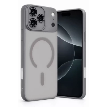 Newface Apple iPhone 17 Pro Max Jota Lensli Magsafe Kapak - Titan Gri