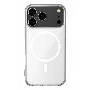 Newface Apple iPhone 17 Pro Max Kılıf Magneticsafe Şeffaf Silikon - Şeffaf