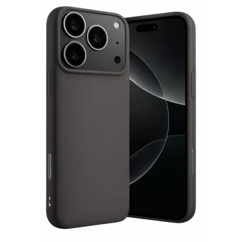 Newface Apple iPhone 17 Pro Max Nano içi Kadife Silikon - Gri
