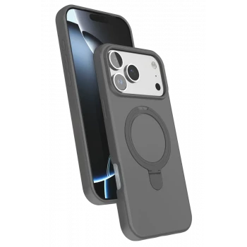 Newface Apple iPhone 17 Pro Max Regal Magsafe Standlı Kapak - Titan Gri