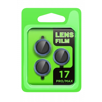 Newface Apple iPhone 17 Pro Raze Metal Kamera Lens - Koyu Mavi