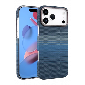 Newface Apple iPhone 17 Pro Vega Magsafe Kapak - Mavi