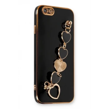 Newface Apple iPhone 6 Kılıf Esila Silikon - Siyah