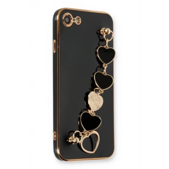 Newface Apple iPhone 7 Kılıf Esila Silikon - Siyah
