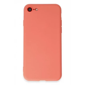 Newface Apple iPhone 7 Kılıf First Silikon - Turuncu