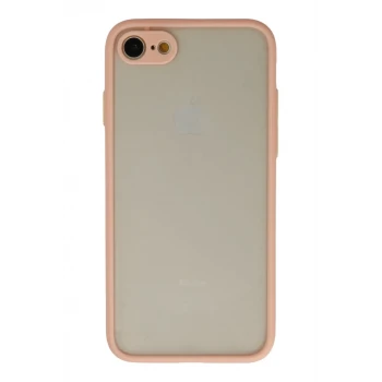 Newface Apple iPhone 7 Kılıf Montreal Silikon Kapak - Pembe