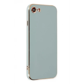 Newface Apple iPhone 7 Kılıf Volet Silikon - Açık Yeşil