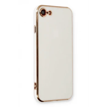 Newface Apple iPhone 7 Kılıf Volet Silikon - Beyaz