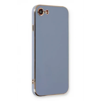Newface Apple iPhone 7 Kılıf Volet Silikon - Mavi