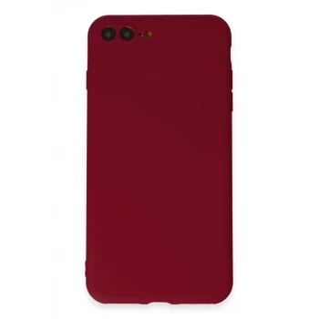 Newface Apple iPhone 7 Plus Kılıf First Silikon - Bordo