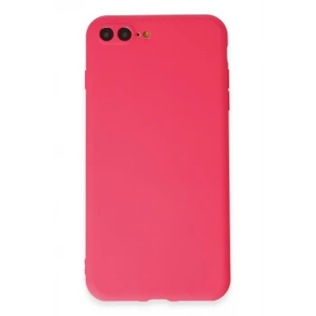 Newface Apple iPhone 7 Plus Kılıf First Silikon - Pembe