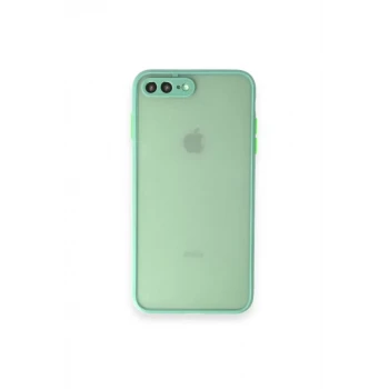 Newface Apple iPhone 7 Plus Kılıf Montreal Silikon Kapak - Turkuaz