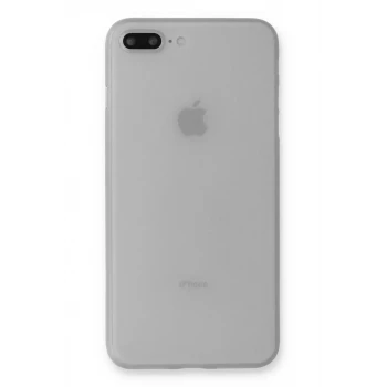 Newface Apple iPhone 7 Plus Kılıf PP Ultra İnce Kapak - Beyaz
