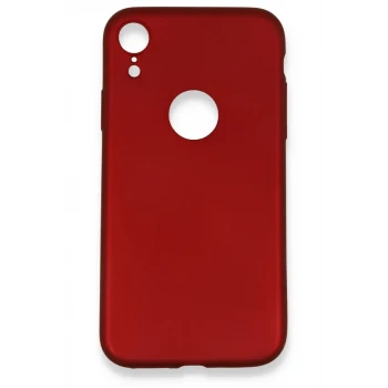 Newface Apple iPhone XR Kılıf First Silikon - Bordo