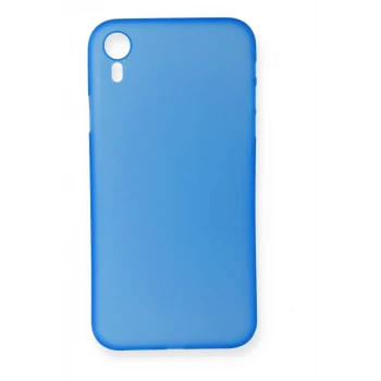 Newface Apple iPhone XR Kılıf PP Ultra İnce Kapak - Mavi