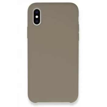Newface Apple iPhone XS Max Kılıf Lansman Legant Silikon - Bej