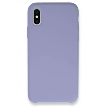 Newface Apple iPhone XS Max Kılıf Lansman Legant Silikon - Lila
