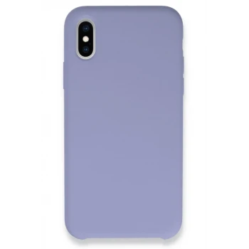 Newface Apple iPhone XS Max Kılıf Lansman Legant Silikon - Lila