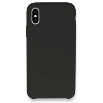 Newface Apple iPhone XS Max Kılıf Lansman Legant Silikon - Siyah