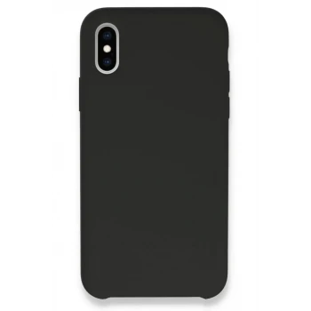 Newface Apple iPhone XS Max Kılıf Lansman Legant Silikon - Siyah