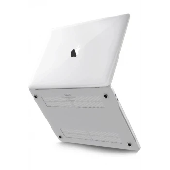 Newface Apple Macbook Pro 13 2020 Macbook Buzlu Kapak - Şeffaf