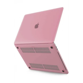 Newface Apple Macbook Pro 13 2021 Macbook Buzlu Kapak - Pembe