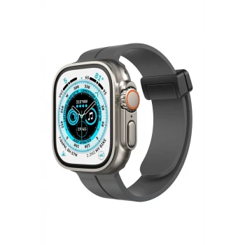 Newface Apple Watch 38mm KR412 Elegance Stylısh Kordon - Füme