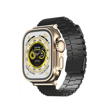Newface Apple Watch 42mm Ascend Metal Kordon - Siyah