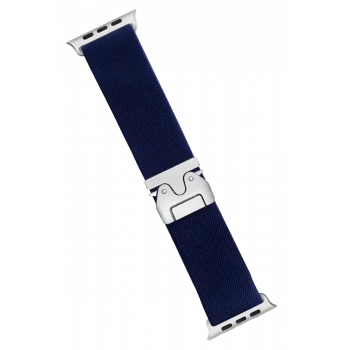 Newface Apple Watch 42mm Forest Kumaş Kordon - Lacivert