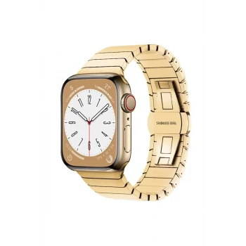 Newface Apple Watch 42mm KR413 Fine Steel Kordon - Gold
