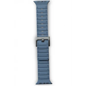 Newface Apple Watch 42mm Magnus Mıknatıslı Silikon Kordon - Mavi